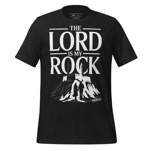 The Lord is My Rock Christian Bible Verse T-Shirt